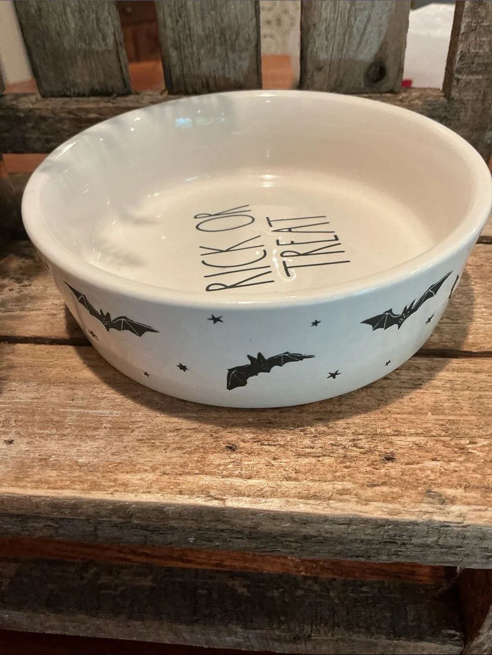 Rae Dunn Halloween Pet Bowl